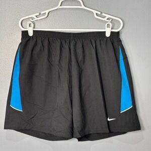 Nike Running Shorts Mens XL Black Polyester Athletic Performance Gym Workout 5"
